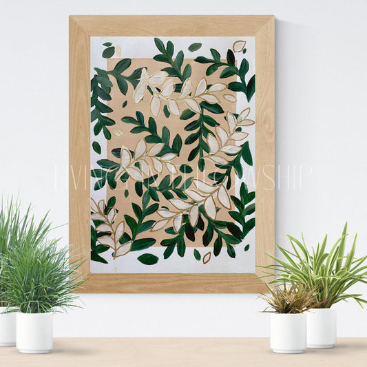 Fine Art Print of Acrylic Painting